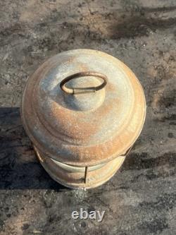 Antique Perko Nautical Marine Ship Lantern Light Clear Glass Globe