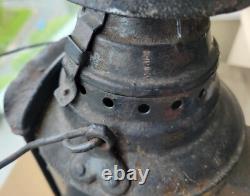 Antique Piper Railroad Lantern Railway Caboose Lamp Frame