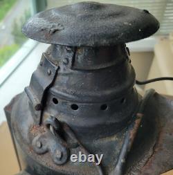 Antique Piper Railroad Lantern Railway Caboose Lamp Frame