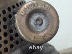 Antique Plume & Atwood Kerosene Oil Lamp Square Tin Base Railroad Lantern Antique Plume & Atwood Kerosene Oil Lamp Square Tin Base Railroad Lantern