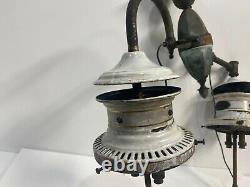 Antique Porcelain Nagel Chase Dreadnaught Wizard Gas Lantern Lamp Light 7g
