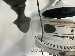 Antique Porcelain Nagel Chase Dreadnaught Wizard Gas Lantern Lamp Light 7g