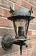 Antique Porch Light Sconce Murlin Mfg. Bronze Tudor Vintage Lantern