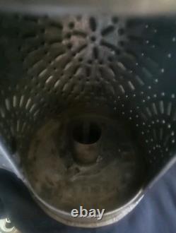 Antique Primitive Pierced Tin Paul ERA Revere Lantern. W5xH13
