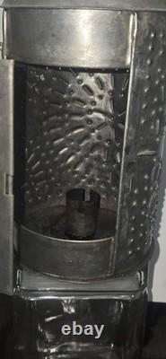 Antique Primitive Pierced Tin Paul ERA Revere Lantern. W5xH13
