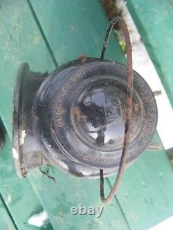 Antique RARE C T Ham Rochester Diamond 08 Carriage Auto Kerosene Lantern