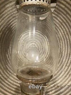 Antique RARE LARGE C. T. Ham Mfg. Co. No. 20 Inspectors Railroad Lantern As Is