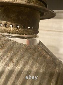 Antique RARE LARGE C. T. Ham Mfg. Co. No. 20 Inspectors Railroad Lantern As Is