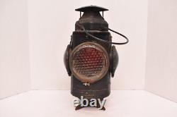 Antique RR Adlake Lamp Lantern 4 Way Railroad Switch Signal Train Vintage Light