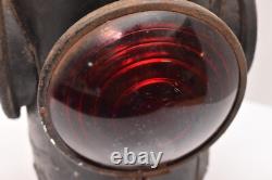 Antique RR Adlake Lamp Lantern 4 Way Railroad Switch Signal Train Vintage Light