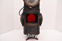 Antique RR Adlake Lamp Lantern 4 Way Railroad Switch Signal Train Vintage Light