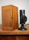 Antique Railroad Lantern Marine Service Color Blind Detector RARE Wood case
