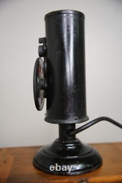 Antique Railroad Lantern Marine Service Color Blind Detector RARE Wood case