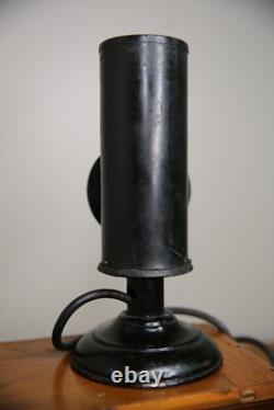 Antique Railroad Lantern Marine Service Color Blind Detector RARE Wood case