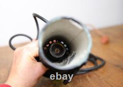 Antique Railroad Lantern Marine Service Color Blind Detector RARE Wood case