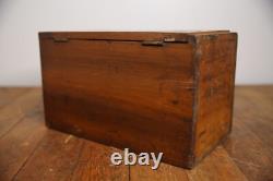 Antique Railroad Lantern Marine Service Color Blind Detector RARE Wood case