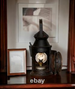 Antique Railroad Lantern, Old Signal Railway Lamps, Unique Home and Decor