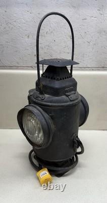Antique Railroad Lantern The ADLAKE Non-Sweating Lamp CHICAGO