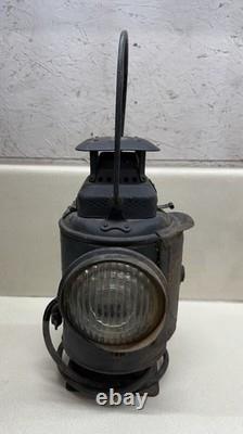 Antique Railroad Lantern The ADLAKE Non-Sweating Lamp CHICAGO