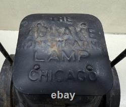 Antique Railroad Lantern The ADLAKE Non-Sweating Lamp CHICAGO
