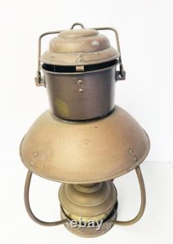 Antique Railroad Style Lantern Oil Lamp Ideal Brenner 20''' Burner with Chimney