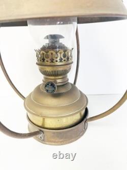 Antique Railroad Style Lantern Oil Lamp Ideal Brenner 20''' Burner with Chimney