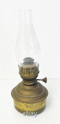 Antique Railroad Style Lantern Oil Lamp Ideal Brenner 20''' Burner with Chimney