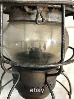 Antique Railroad lantern D&H Co Delaware Hudson RR Adams & Westlake 1-42