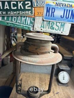 Antique Rare 1886 C. T. Ham Mfg Co No 9 Globe Street Oil Light Lamp Lantern USA