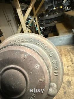 Antique Rare 1886 C. T. Ham Mfg Co No 9 Globe Street Oil Light Lamp Lantern USA
