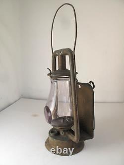 Antique Rayo no. 76 Kerosene Lantern with Bullseye Lens 1900s