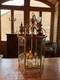 Antique Regency/Georgian Style Solid Brass Hall Lantern, Hexagonal