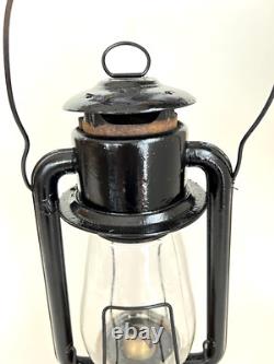 Antique Richard Strong PRISCO No 2 Copper Base/Tank Lantern 16 in Rochester NY