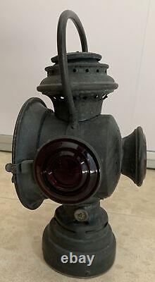 Antique Rose Co Neverout Insulated Kerosene Safety Lamp Lantern Philadelphia