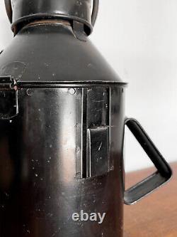 Antique SEAHORSE Blackout SIGNAL LANTERN Military NAUTICAL Ship WWII British VTG