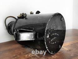 Antique SEAHORSE Blackout SIGNAL LANTERN Military NAUTICAL Ship WWII British VTG