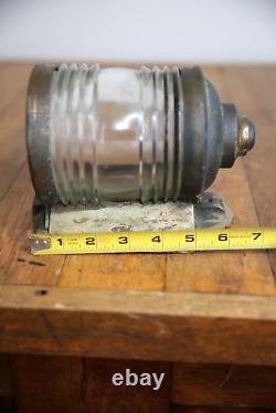 Antique Ship Lantern Brass Bronze light Nautical Marine boat wall sconce vintage