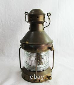 Antique Ship Lantern Maritime Lamp Vintage Nautical Home Factory Cafe Wall Light