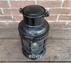 Antique Ship Railway Storm Cabin Lamp Candle Lantern Marine Vintage Light