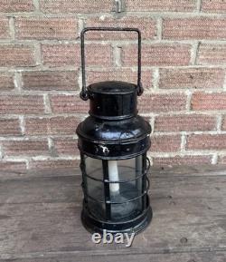 Antique Ship Railway Storm Cabin Lamp Candle Lantern Marine Vintage Light