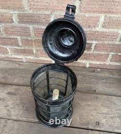 Antique Ship Railway Storm Cabin Lamp Candle Lantern Marine Vintage Light
