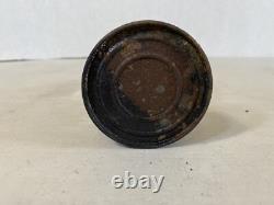 Antique Skaters tin lantern small gas lantern twist onto base oil lamp 61B75
