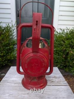 Antique Star Head Light & Lantern Co Railroad Lantern Oil Kerosene