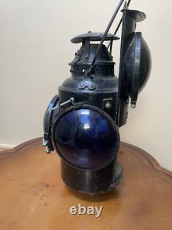 Antique Train Railroad Lantern RR Railway CNR Corded