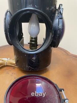 Antique Train Railroad Lantern RR Railway CNR Corded