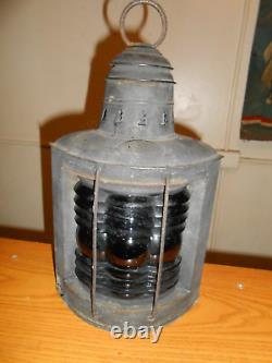 Antique Triplex Marine Lantern Ship Lantern