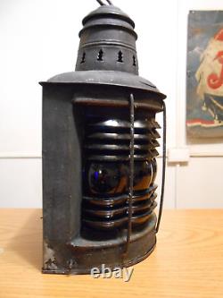 Antique Triplex Marine Lantern Ship Lantern