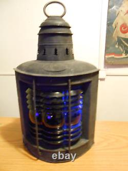 Antique Triplex Marine Lantern Ship Lantern