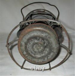 Antique USA Maine Central Railroad Train Station Oil Lantern Dietz Vesta Lamp Us