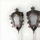 Antique VINTAGE Spanish lantern hurricane Lamp ARCHITECTURAL SALVAGE
